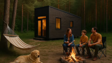 Tiny House Urlaub in Brandenburg für Familien mit Hund ??